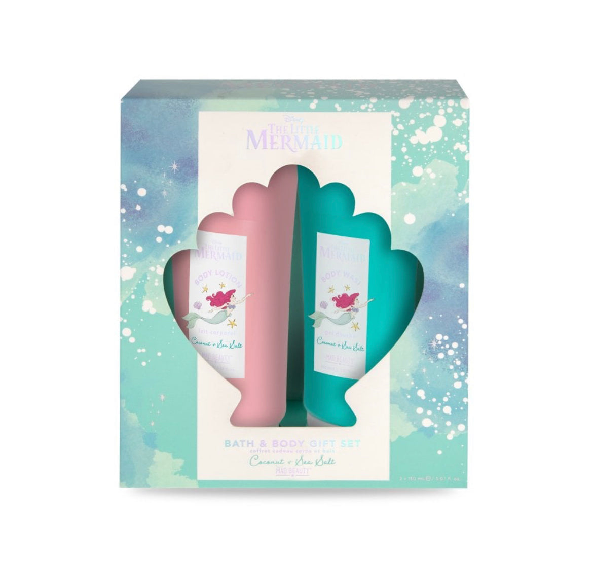 MAD BEAUTY: DISNEY THE LITTLE MERMAID BATH AND BODY GIFT SET