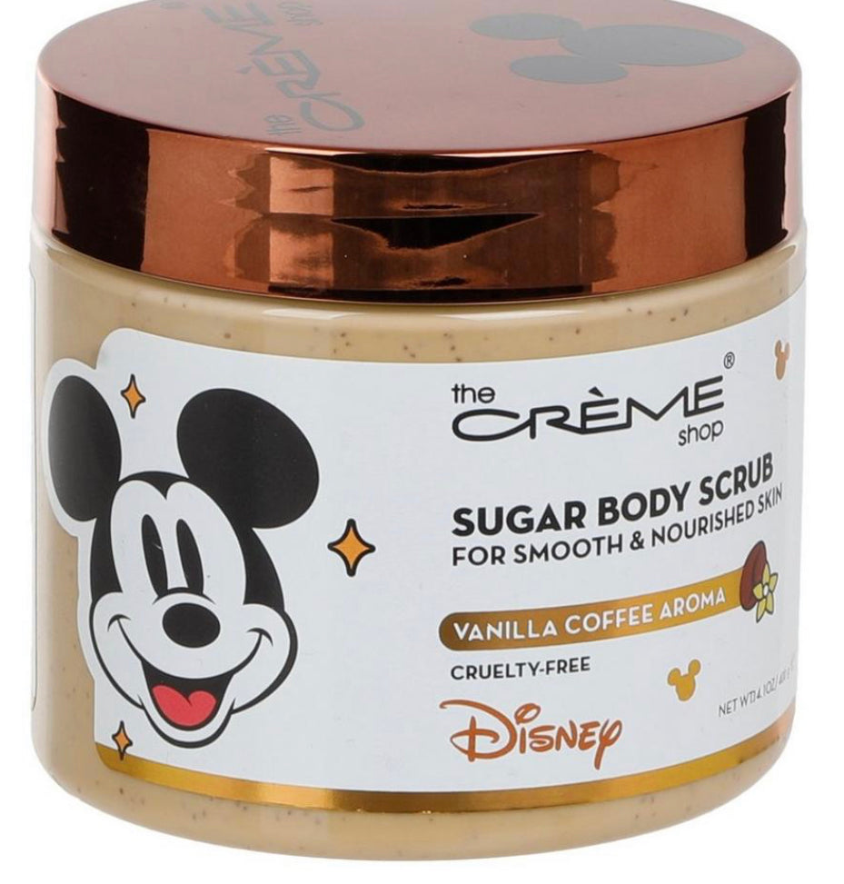 THE CRÈME SHOP MICKEY MOUSE VANILLA COFFEE AROMA SUGAR BODY SCRUB