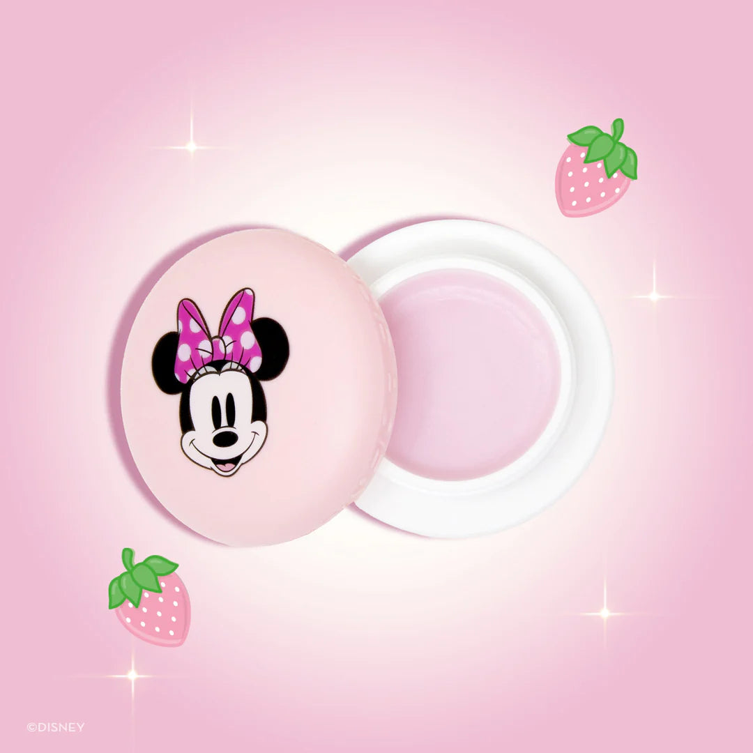 THE CRÉME SHOP: MINNIE MOUSE MACARON LIP BALM (STRAWBERRIES & CREAM)