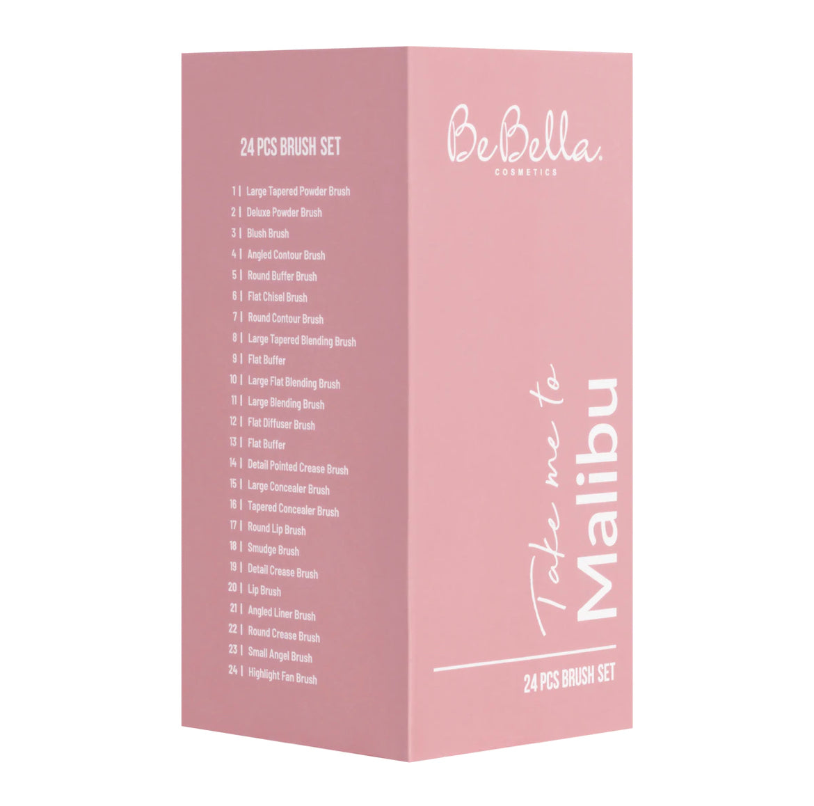 BEBELLA- MALIBU 24PC TRAVEL BRUSH SET - Made Up By Drea