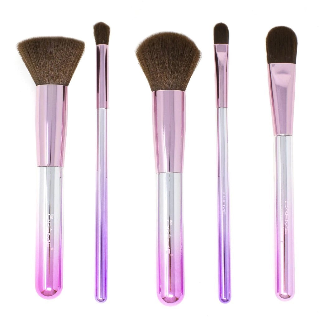 THE CREME SHOP TECHNICOLOR DREAMS BRUSH SET - SET OF 5 FACE + EYE BRUSHES - Made Up By Drea