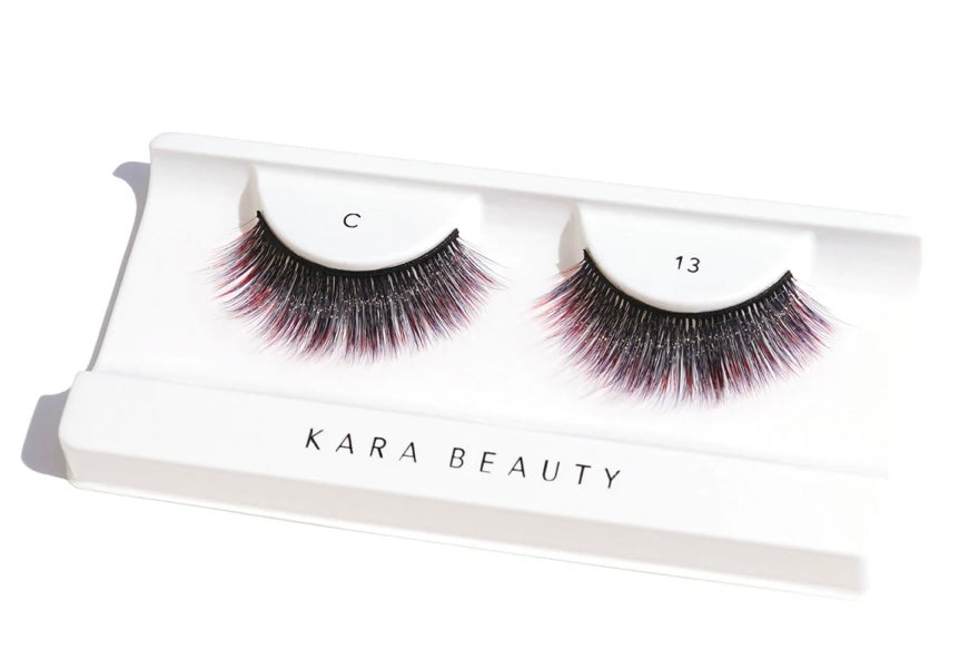 KARA BEAUTY C13 FABULASHES 3D FAUX MINK COLOR LASHES (PINK) - Made Up By Drea