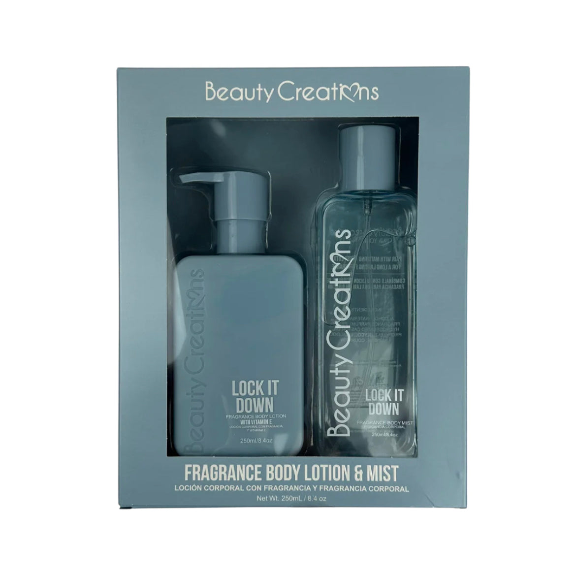 BEAUTY CREATIONS FRAGRANCE: LOCK IT DOWN BODY LOTION & MIST