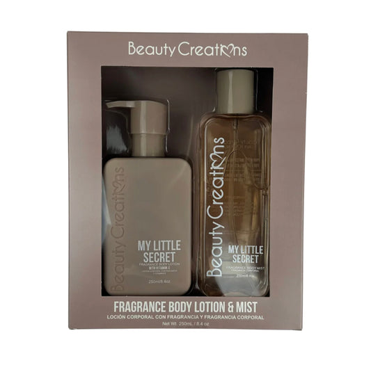 BEAUTY CREATIONS FRAGRANCE: MY LITTLE SECRET BODY LOTION & MIST