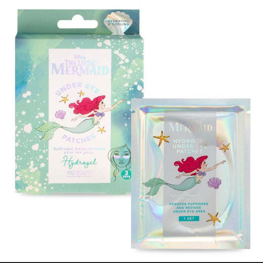 MAD BEAUTY:DISNEY THE LITTLE MERMAID HYDROGEL UNDER WYE MASKS