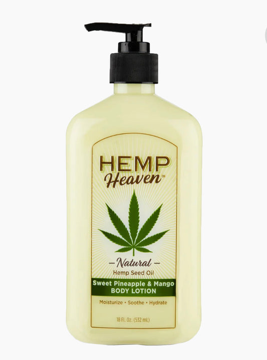 HEMP HEAVEN: SWEET PINEAPPLE & MANGO BODY LOTION