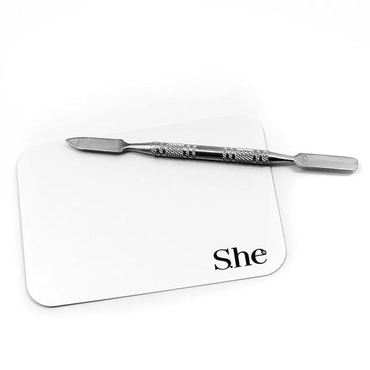 S.HE MAKEUP MIXING PALETTE SPATULA SET