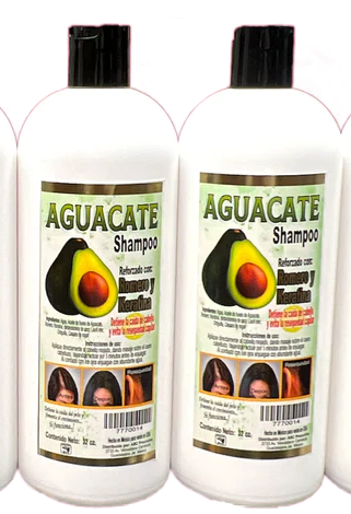 AVOCADO SHAMPOO REINFORCED WITH ROSEMARY AND KERATIN(CHAMPÚ DE AGUACATE REFORZADO CON ROMERO Y KERATINA)