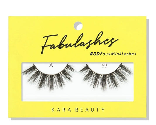 KARA BEAUTY A59 FABULASHES 3D FAUX MINK LASHES - Made Up By Drea